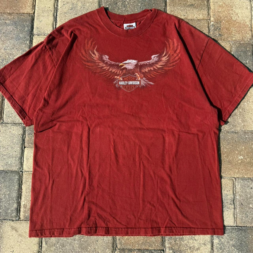 Harley Davidson Flaming Eagle Tee